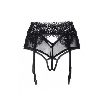 Эротические кружевные трусики-пояс c высокой посадкой Iveta Эротические кружевные трусики-пояс c высокой посадкой Iveta