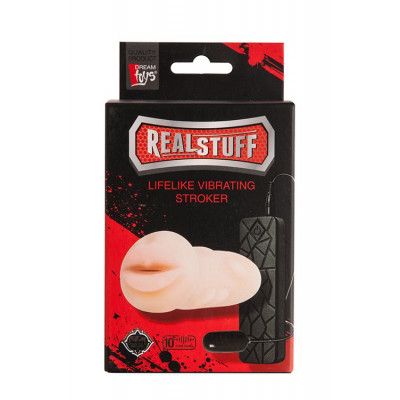 Мастурбатор-ротик с вибрацией REALSTUFF VIBRATING MASTURBATOR MOUTH Мастурбатор-ротик с вибрацией REALSTUFF VIBRATING MASTURBATOR MOUTH