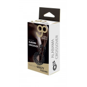 Чёрные зажимы на соски Alabama Crossover Nipple Clamps с цепью