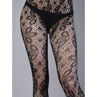 Ажурный комбинезон с крупным цветочным рисунком Ажурный комбинезон с крупным цветочным рисунком