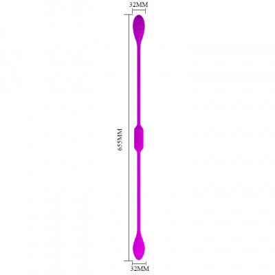 Гибкий вибростимулятор для пар Dream Lovers Whip Гибкий вибростимулятор для пар Dream Lovers Whip