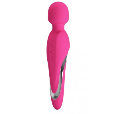 Розовый вибромассажер Antony Heating с функцией нагрева Розовый вибромассажер Antony Heating с функцией нагрева