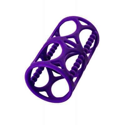 Фиолетовая насадка-сетка на член Фиолетовая насадка-сетка на член