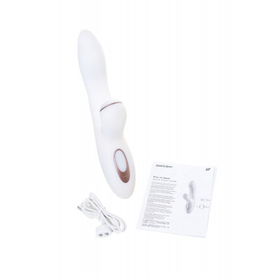 Вибромассажер с вакуумно-волновой клиторальной стимуляцией Satisfyer Pro + G-Spot - 22 см. Вибромассажер с вакуумно-волновой клиторальной стимуляцией Satisfyer Pro + G-Spot - 22 см.