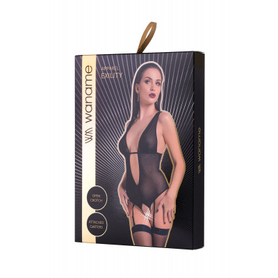 Эротическое боди Exility с глубоким декольте и пажами для чулок Эротическое боди Exility с глубоким декольте и пажами для чулок