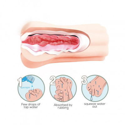 Мастурбатор-вагина Crazy Bull с эффектом смазки Мастурбатор-вагина Crazy Bull с эффектом смазки