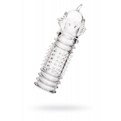 Прозрачная насадка на пенис TOYFA A-Toys с расширенной головкой - 15,3 см. Прозрачная насадка на пенис TOYFA A-Toys с расширенной головкой - 15,3 см.