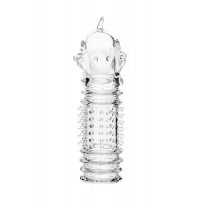 Прозрачная насадка на пенис TOYFA A-Toys с расширенной головкой - 15,3 см. Прозрачная насадка на пенис TOYFA A-Toys с расширенной головкой - 15,3 см.