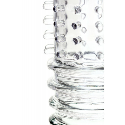 Прозрачная насадка на пенис TOYFA A-Toys с расширенной головкой - 15,3 см. Прозрачная насадка на пенис TOYFA A-Toys с расширенной головкой - 15,3 см.