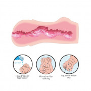 Мастурбатор-вагина с эффектом лубрикации