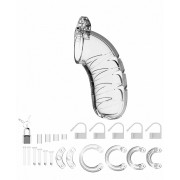 Прозрачный мужской пояс верности Model 04 Chastity 4.5 Cock Cage