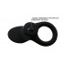 Чёрное эрекционное виброкольцо со стимулятором клитора Cobra Чёрное эрекционное виброкольцо со стимулятором клитора Cobra