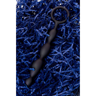 Анальная цепочка черного цвета A-toys - 19,5 см. Анальная цепочка черного цвета A-toys - 19,5 см.