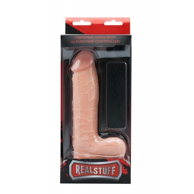 Телесный вибратор-реалистик REALSTUFF 7INCH DONG - 18 см. Телесный вибратор-реалистик REALSTUFF 7INCH DONG - 18 см.