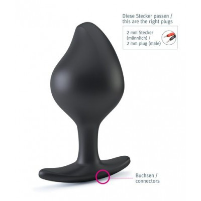 Анальная пробка Rocking Force L для электростимуляции - 10,5 см. Анальная пробка Rocking Force L для электростимуляции - 10,5 см.