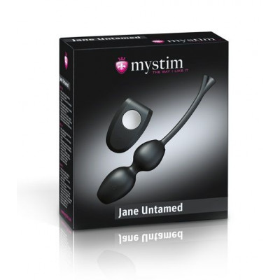 Вагинальные виброшарики с миостимуляцией и пультом ДУ Jane Untamed Вагинальные виброшарики с миостимуляцией и пультом ДУ Jane Untamed