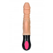 Реалистичный вибратор A-Toys с функцией Up-Down - 24,2 см.