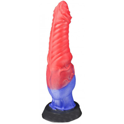 Красно-синий фаллоимитатор Гиппогриф large - 27 см. Красно-синий фаллоимитатор Гиппогриф large - 27 см.