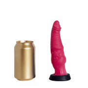 Красный фаллоимитатор Гиппогриф mini - 18 см.