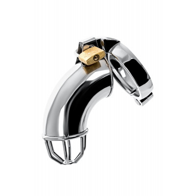 Серебристый мужской пояс верности TOYFA Metal Серебристый мужской пояс верности TOYFA Metal