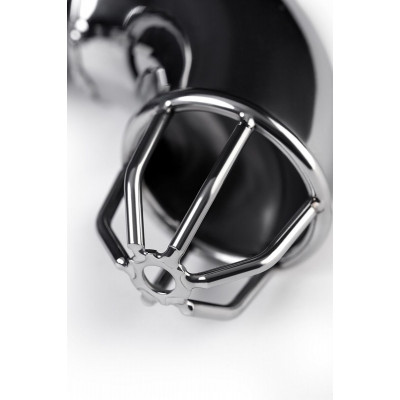 Серебристый мужской пояс верности TOYFA Metal Серебристый мужской пояс верности TOYFA Metal