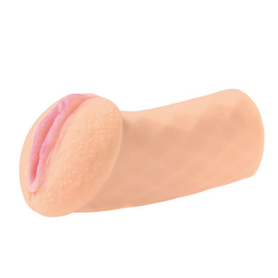 Телесный реалистичный мастурбатор-вагина Elegance.007 с двойным слоем материала Телесный реалистичный мастурбатор-вагина Elegance.007 с двойным слоем материала