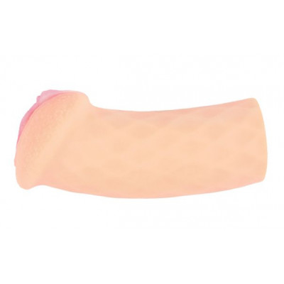 Телесный реалистичный мастурбатор-вагина Elegance.007 с двойным слоем материала Телесный реалистичный мастурбатор-вагина Elegance.007 с двойным слоем материала