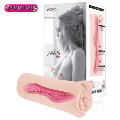 Мастурбатор-вагина Nara с двойным слоем материала Мастурбатор-вагина Nara с двойным слоем материала