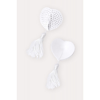 Пэстисы в форме сердец с кисточками Пэстисы в форме сердец с кисточками