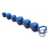 Синяя анальная цепочка Heart Ray - 17,5 см. Синяя анальная цепочка Heart Ray - 17,5 см.