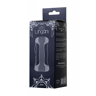 Прозрачный мастурбатор Lingam Asha Прозрачный мастурбатор Lingam Asha