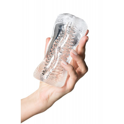 Прозрачный мастурбатор Lingam Asha Прозрачный мастурбатор Lingam Asha